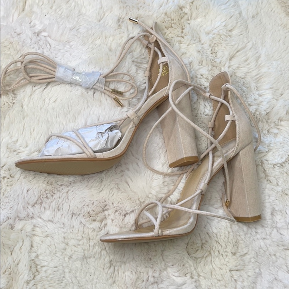 Pastel pink heels Pretty little thing